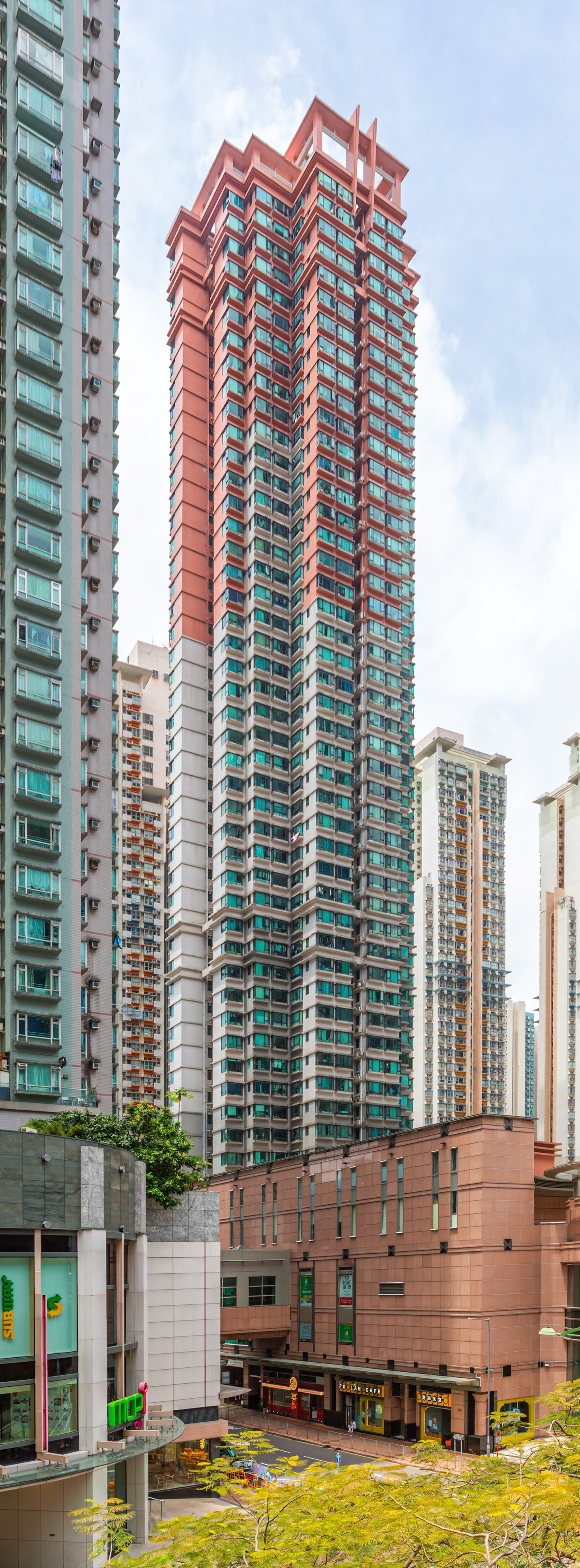 Metropolis Tower 5, Hong Kong - View from the east. © Mathias Beinling